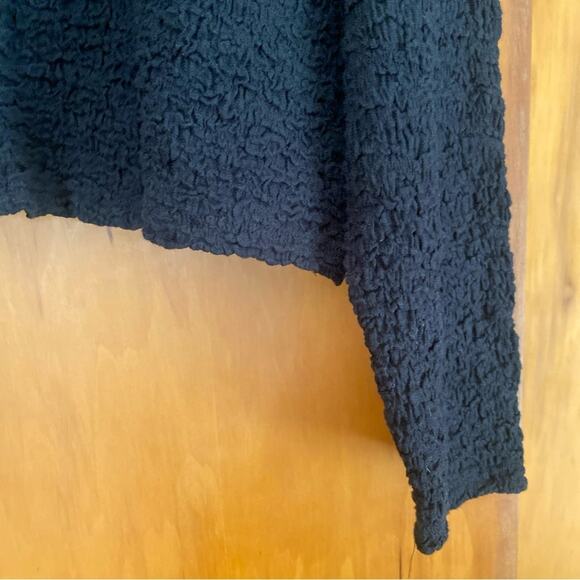 NWT Future Collective Black Textured Crop Top - Picture 4 of 13